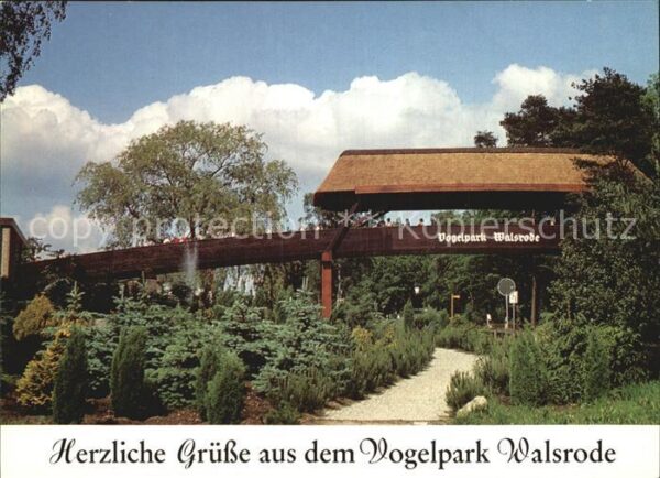 Walsrode Lueneburger Heide Vogelpark Brücke