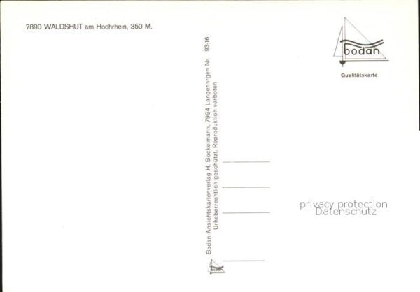 Waldshut-Tiengen Rheinblick Rathaus Kaiserstrasse Rheinp – Bild 2