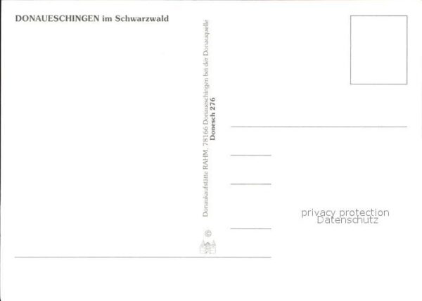 Donaueschingen Schloss Stadtkirche Schlosspark Donauqu – Bild 2