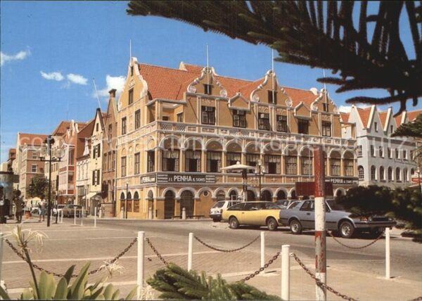 Curacao Niederlaendische Antillen Penha building on the Handelskade