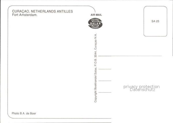 Curacao Niederlaendische Antillen Fort Amsterdam – Bild 2