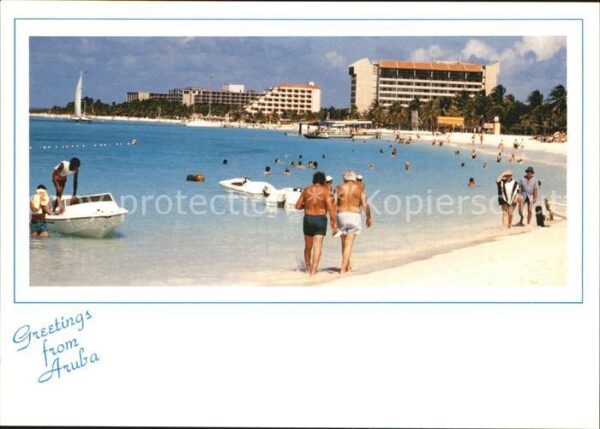 Aruba Palm Beach Dutch Caribbean