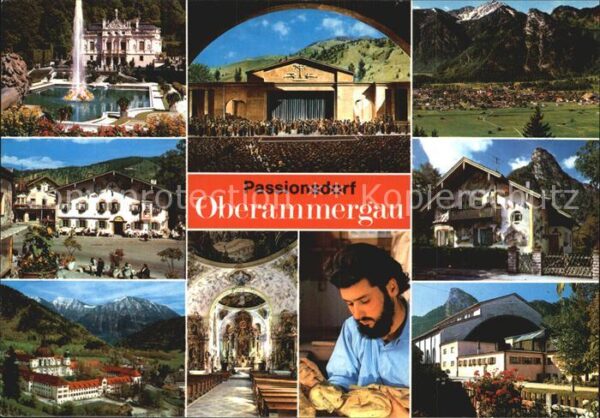Oberammergau Königsschloss Linderhof Passionsspielha