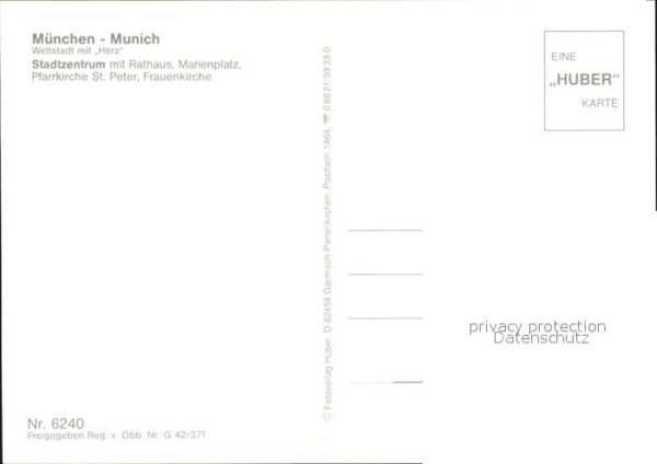 Muenchen Stadtzentrum Rathaus Marienplatz Pfarrk – Bild 2