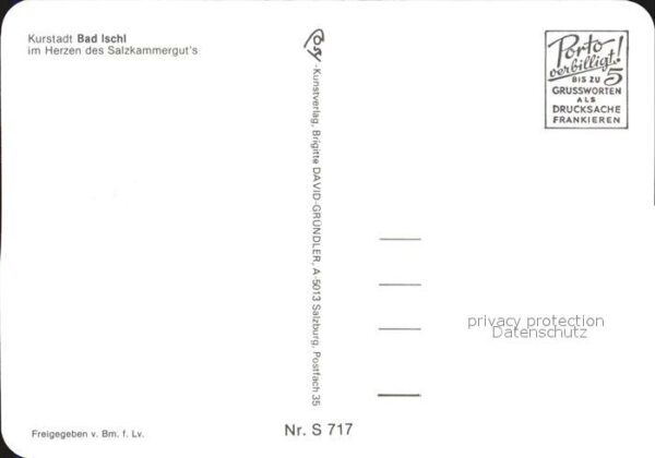 Bad Ischl Salzkammergut Wolfgangsee Luftaufnahme – Bild 2