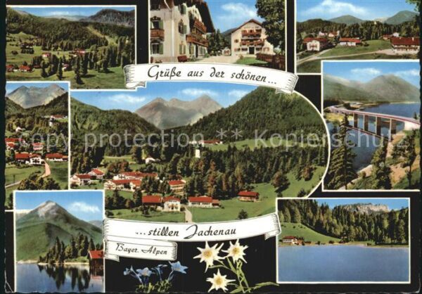 Jachenau Panoramen Edelweiß Enzian