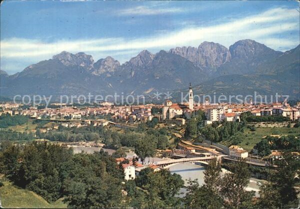 Belluno Panorama Gruppe dello Schiara