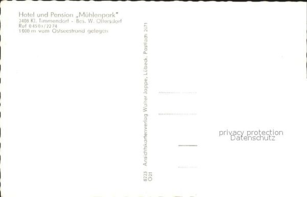 Klein Timmendorf Hotel Pension Mühlenpark – Bild 2