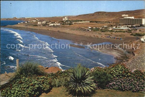 Playa de San Augustin Gran Canaria Panorama