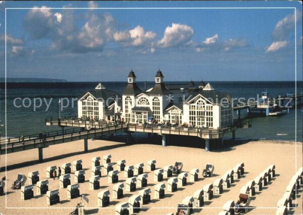 Sellin Ruegen Seebrücke Strand