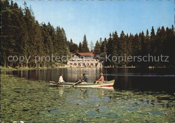 Bayerischer Wald Großer Arbersee Seehaus