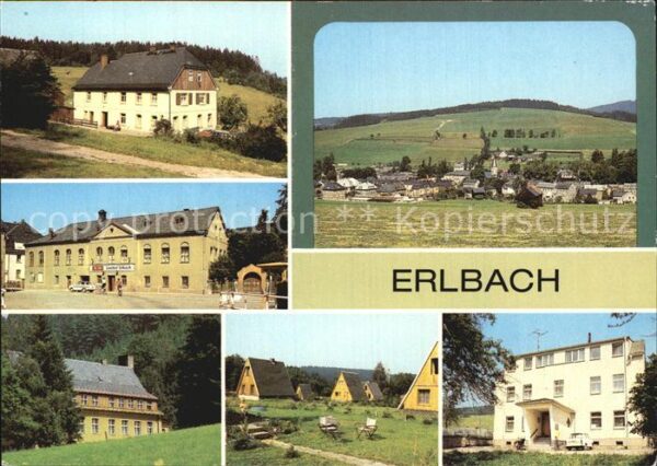 Erlbach Vogtland Gaststätte Waldschenke Markt Kinderheim