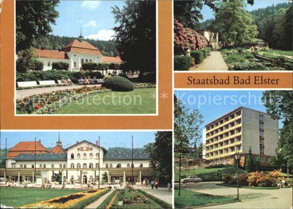 Bad Elster Badehaus HO Bade Cafe Klinik Herz Kreis