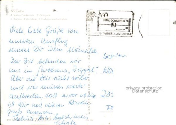 Gotha Thueringen Schloss Friedenstein Orangerie Rathaus – Bild 2