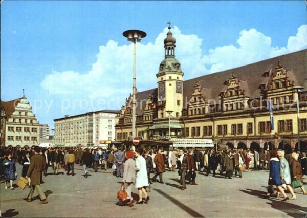Leipzig Altes Rathaus Alte Waage Markt