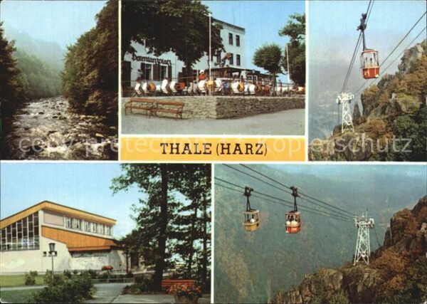 Thale Harz Bodetal Hexentanzplatz Bergstation Seil