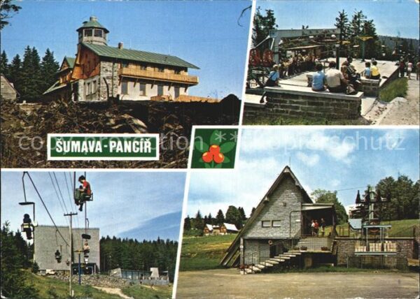 Sumava Czechia Pancir Sessellift Gaststätte