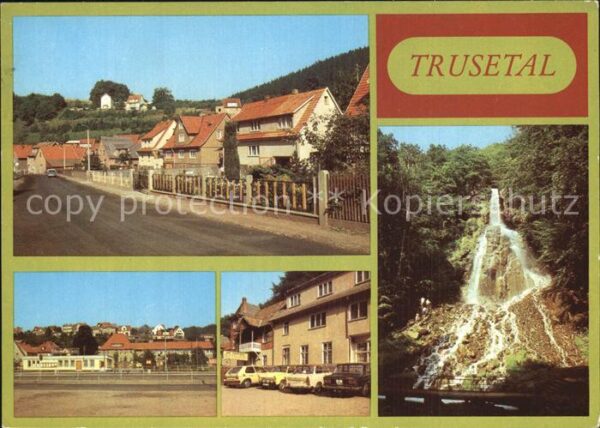 Trusetal Eisensteinstraße Wasserfall HO Gaststät