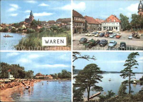 Waren Klink Markt Badeanstalt Müritz