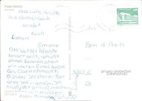 Roebel Mueritz Hafen Kirche – Bild 2
