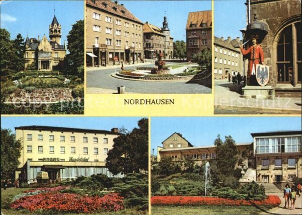 Nordhausen Thueringen Meyenburgmuseum Lutherplatz Roland HOG