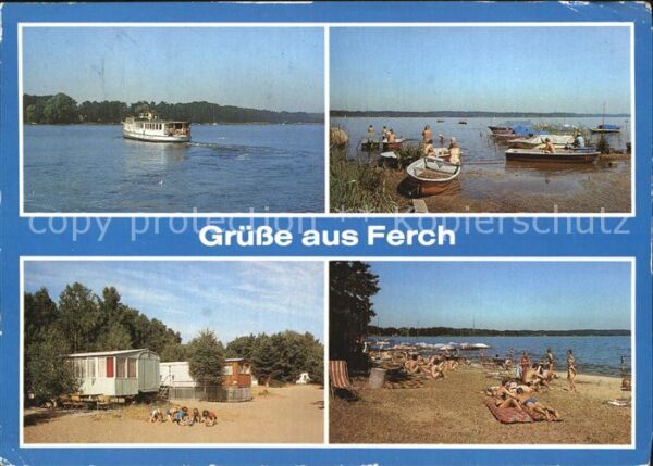 Ferch Dampfer Weiße Flotte Schwielowsee Boots