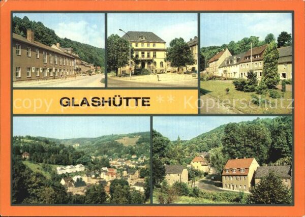 Glashuette Sachsen Kulturhaus Ingenieurschule Feinwerktech
