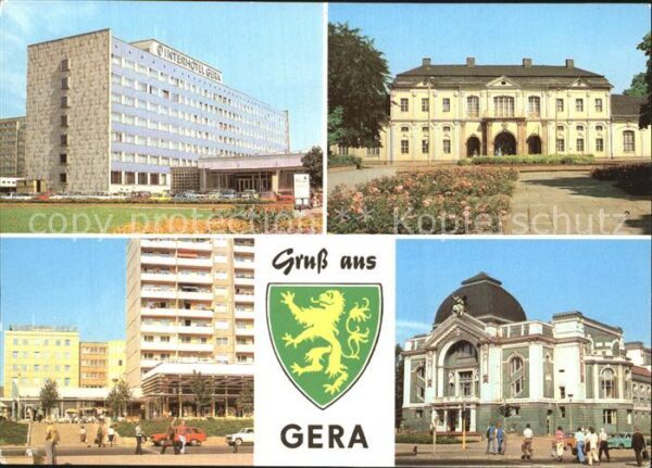 Gera Interhotel Kunstgalerie Bühnen der Stad