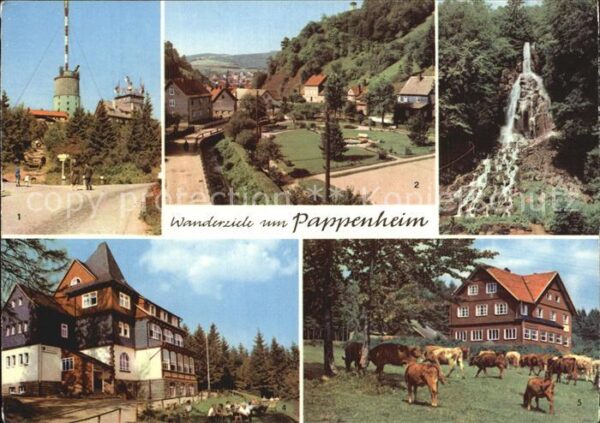 Pappenheim Thueringen Großer Inselsberg Trusetaler Wasserfall