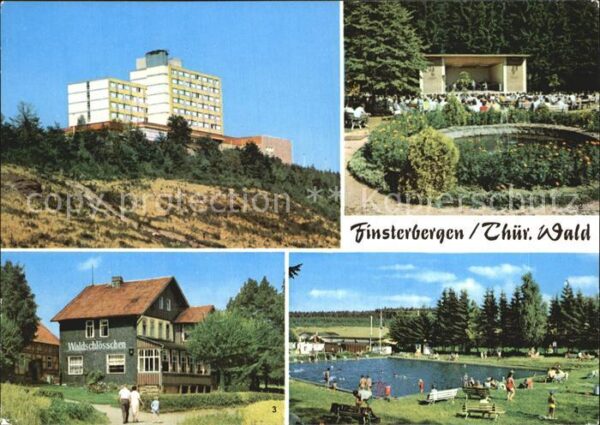 Finsterbergen FDGB Erholungsheim Wilhelm Pieck Konzer