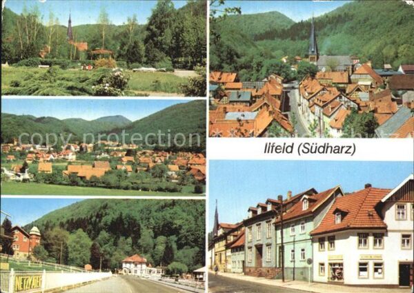 Ilfeld Suedharz Kurpark Hotel Netzkater Blick vom Stein