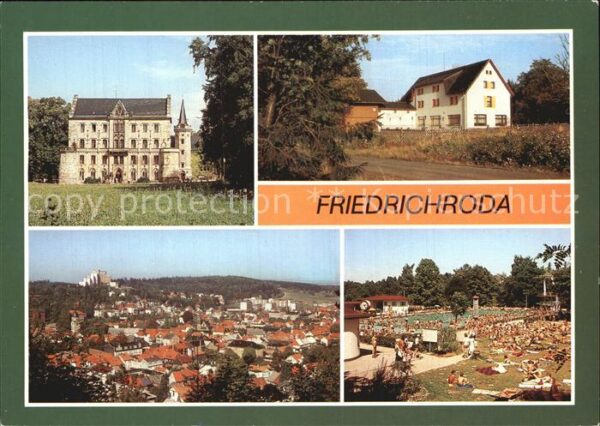 Friedrichroda Schloss Reinhardsbrunn Gaststätte Ferie