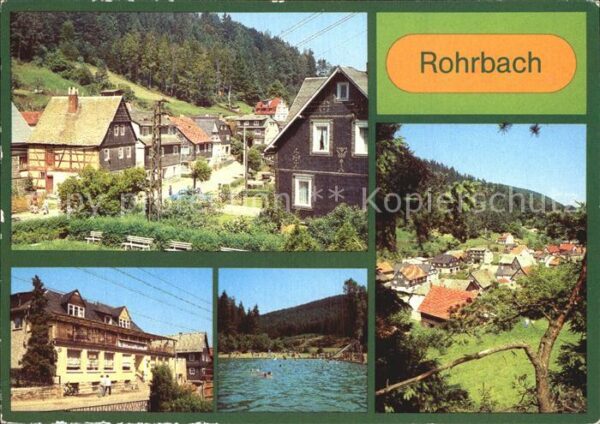 Rohrbach Saalfeld Konsum Gaststätte Sorbitzgrund Freibad