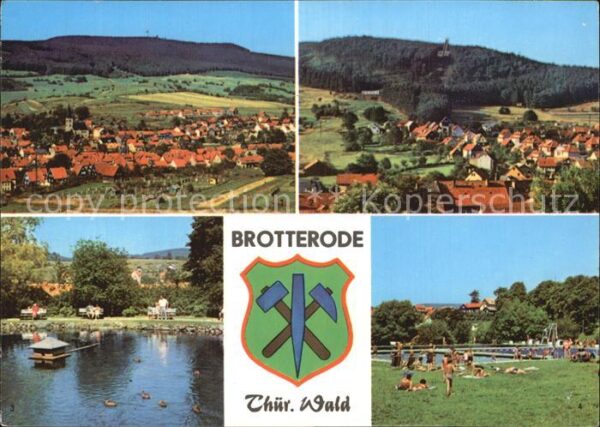 Brotterode Großer Inselsberg Schanze Gelb Brunnen
