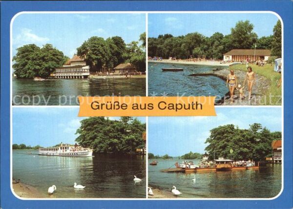 Caputh Gaststätte Am Fährhaus MS Seebad Templi