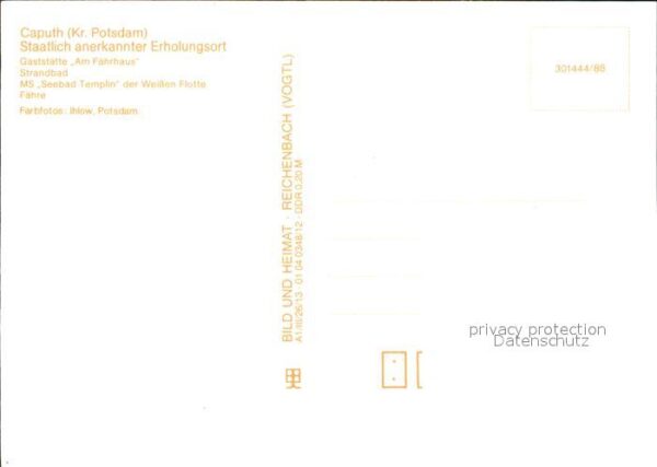 Caputh Gaststätte Am Fährhaus MS Seebad Templi – Bild 2