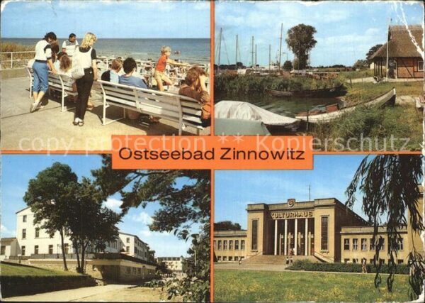 Zinnowitz Ostseebad Achterwasser Erholungsheim VEB Chemieko