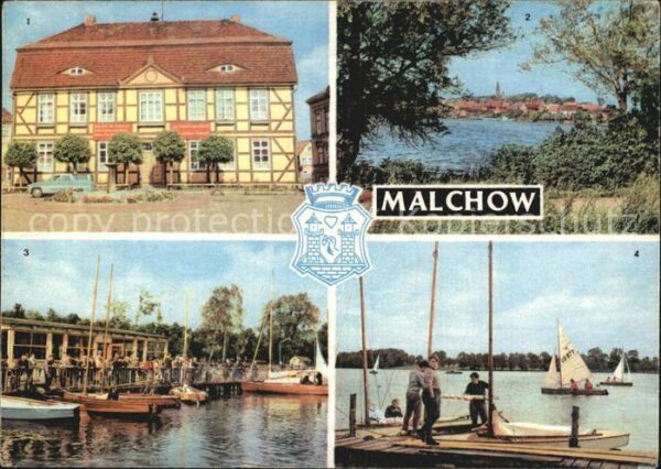 Malchow Rathaus Seglerheim Seglerhafen