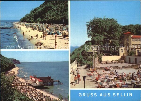 Sellin Ruegen Strand Seebrücke
