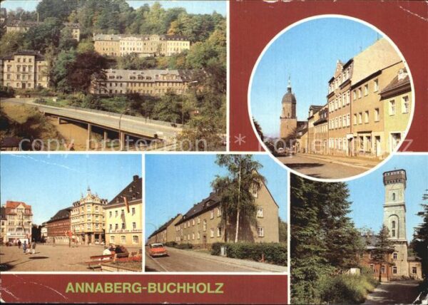 Annaberg-Buchholz Erzgebirge St Annenkirche Markt Friedrich Engels S