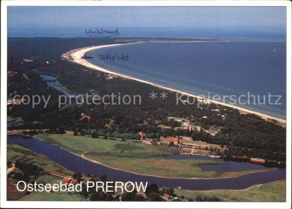 Prerow Ostseebad Luftaufnahme