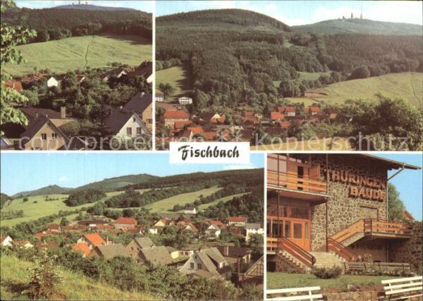 Fischbach Eisenach Großer Inselsberg Thüringer Baude Panor