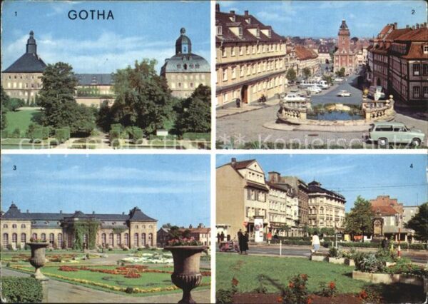 Gotha Thueringen Schloss Hauptmarkt Orangerie Arnoldipla