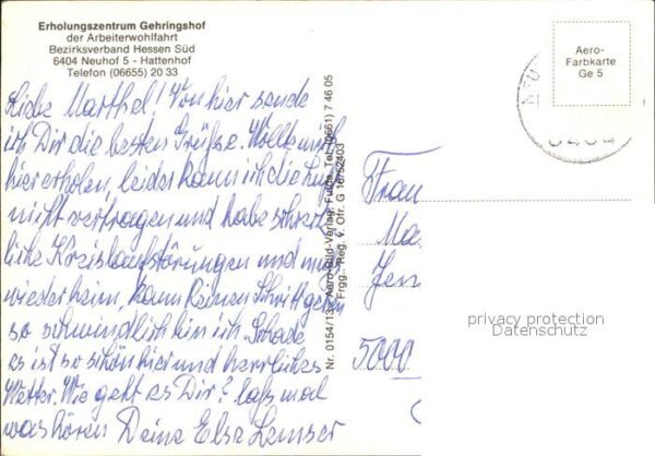 Neuhof Fulda Erholungszentrum Gehringshof Arbeiterwo – Bild 2