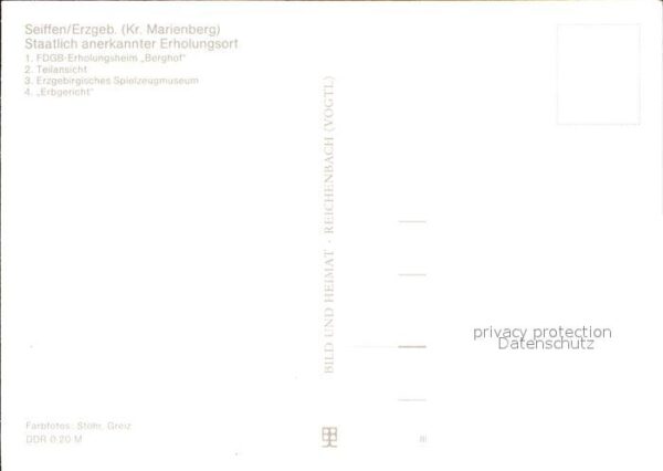 Seiffen Erzgebirge FDGB Erholungsheim Berghof Spielzeugmus – Bild 2