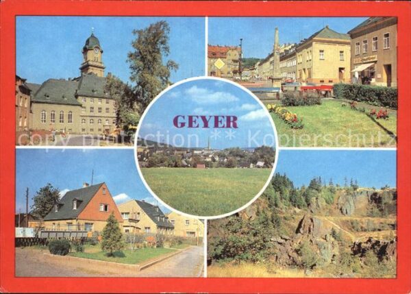 Geyer Rathaus Thumer Straße Karl Marx Platz B