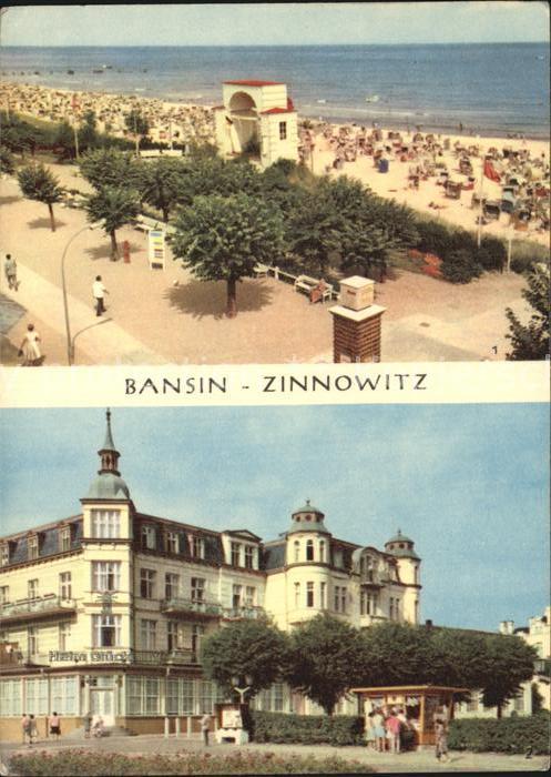 Bansin Ostseebad Strand Zinnowitz FDGB Heim Glück auf