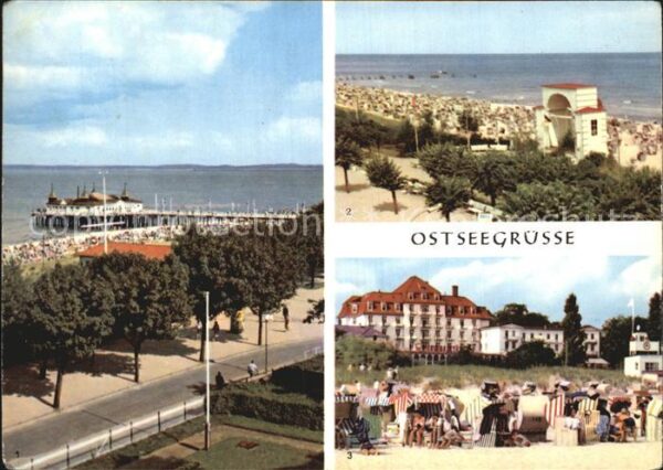 Ahlbeck Ostseebad Seebrücke Bansin Strand Heringsdorf FDG