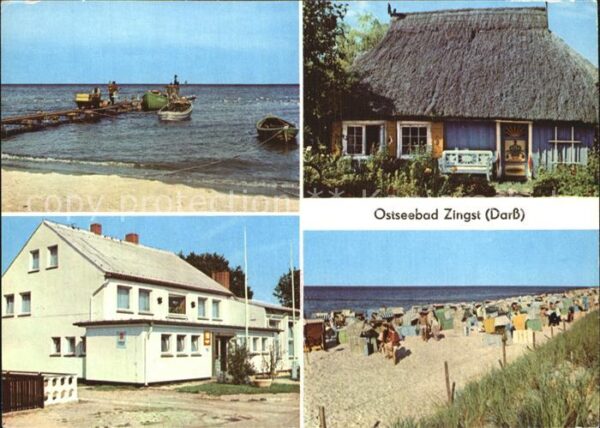 Zingst Ostseebad Fischerstrand Rohrdachkate FDGB Erholun