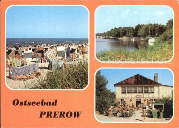 Prerow Ostseebad Strand Seglerhafen HO Milchbar Dünenhau